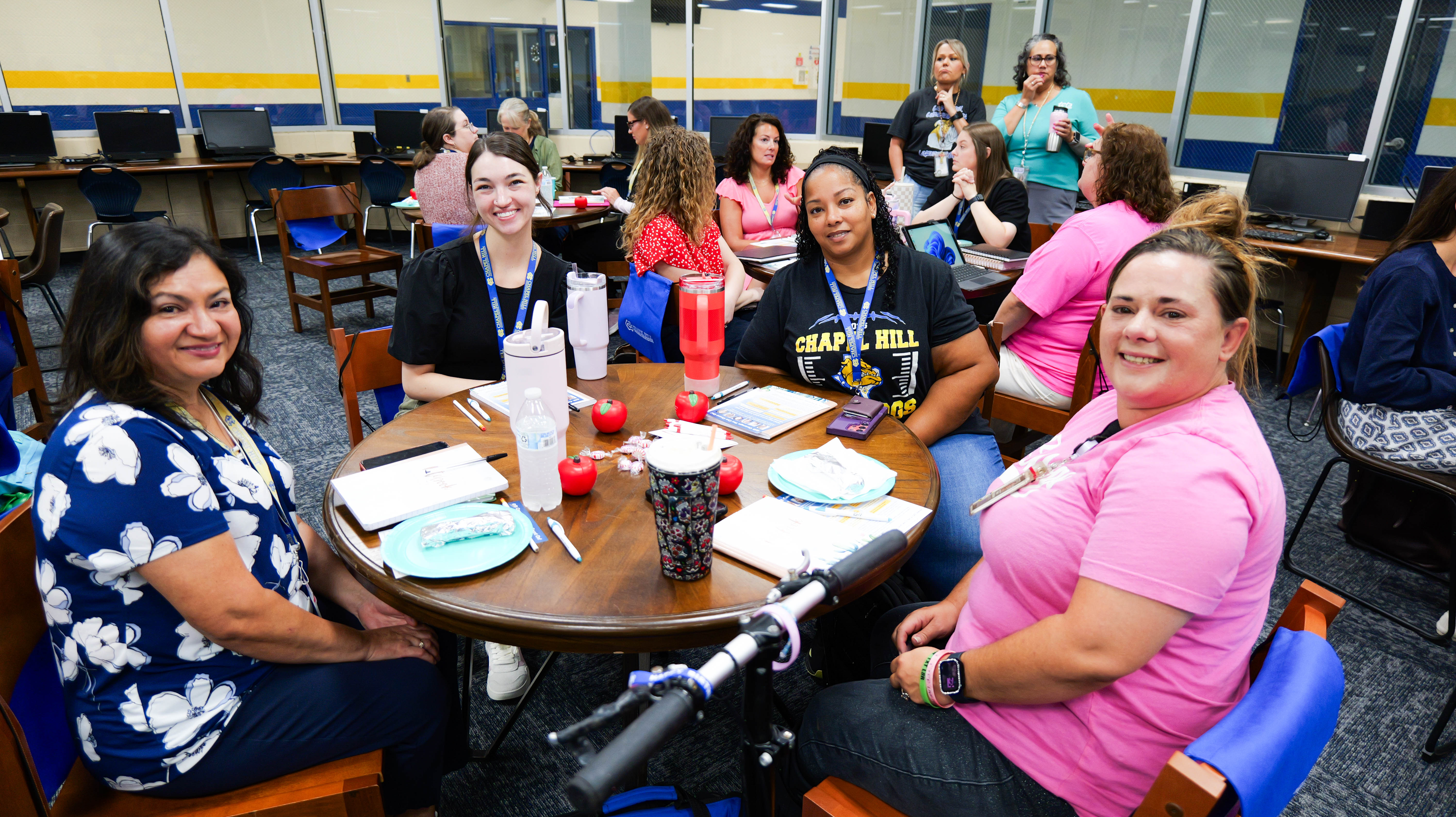 teachers at new teacher orientation