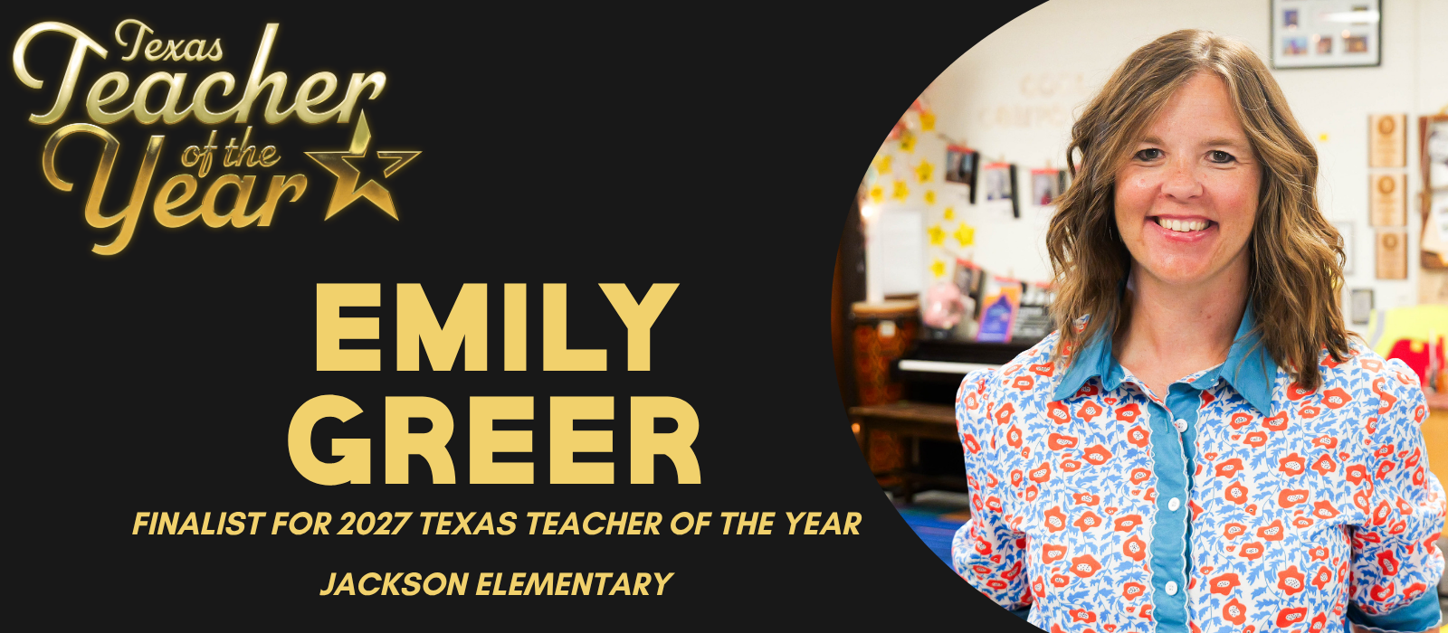 Emily Greer Texas Teacher of the Year finalist