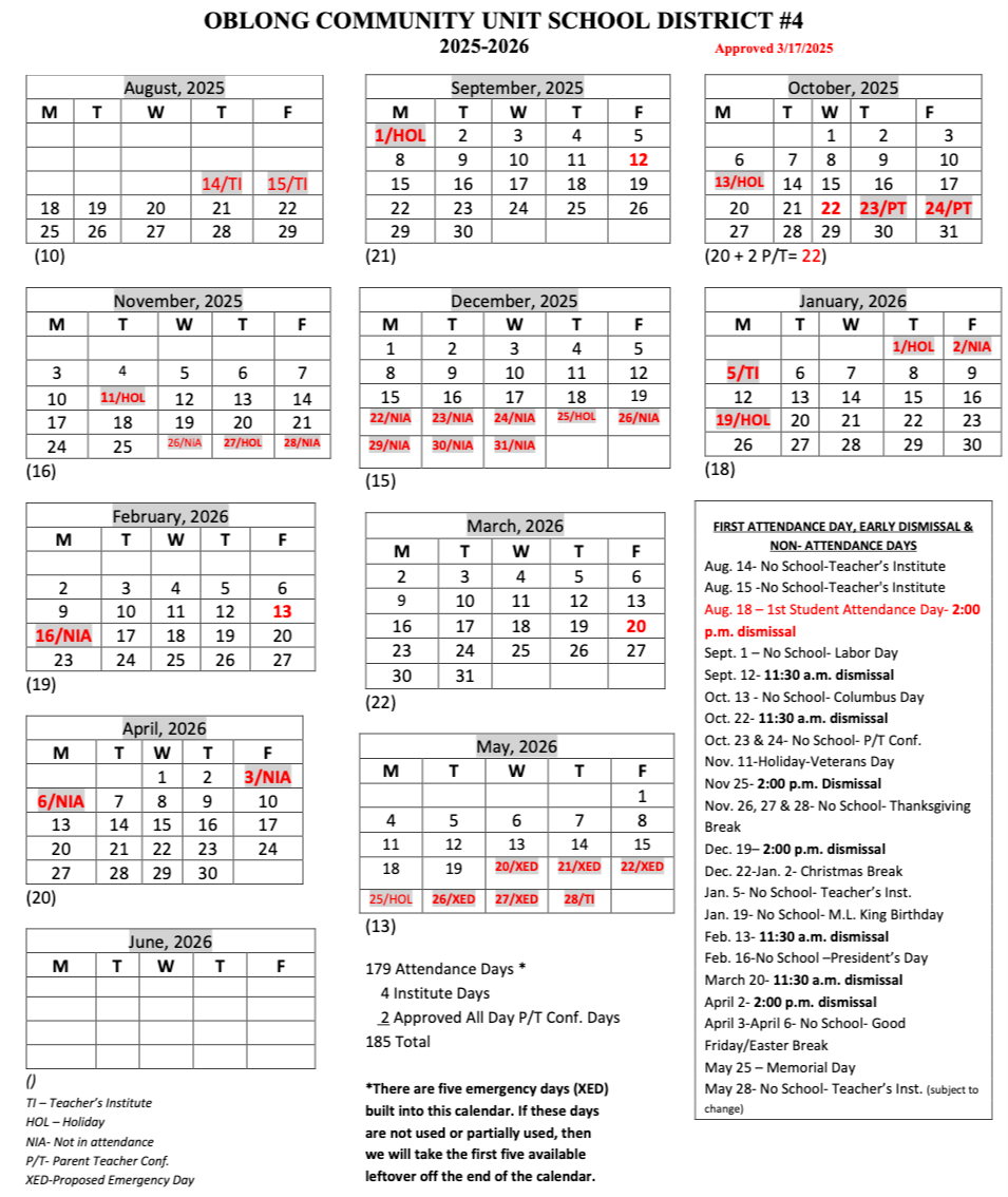 2025-26 school calendar
