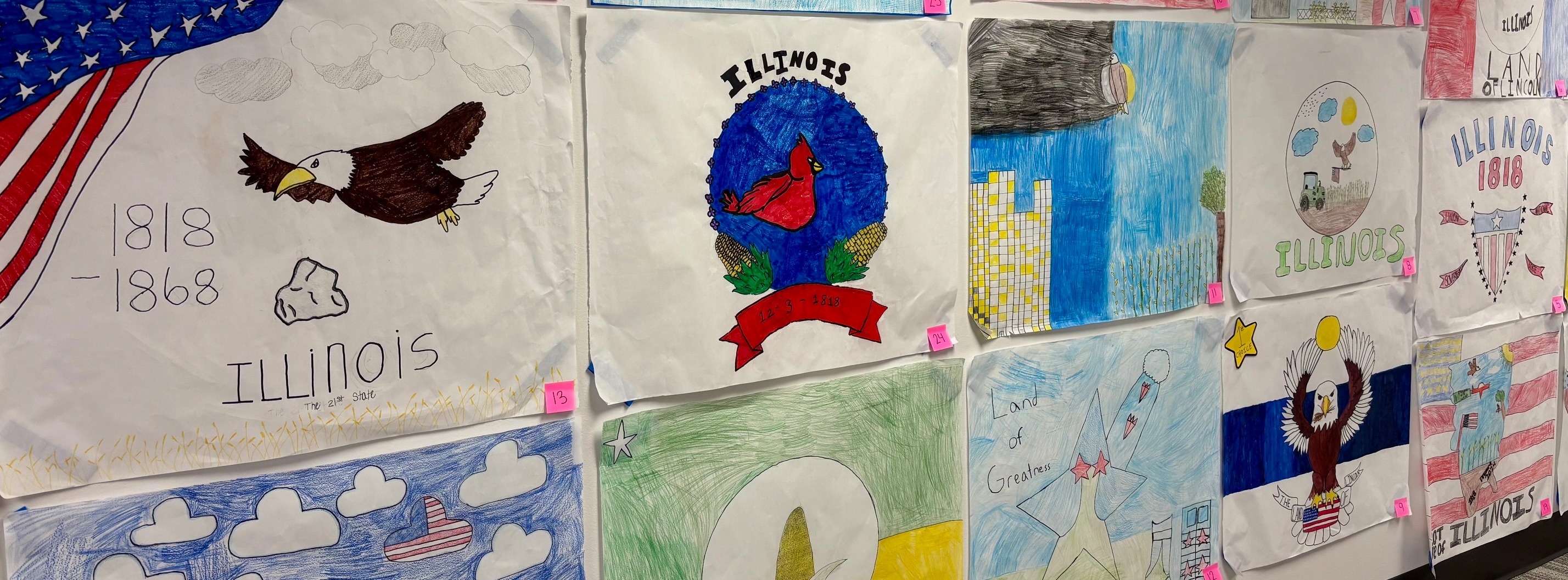 GMS 7th graders submit designs for new state flag