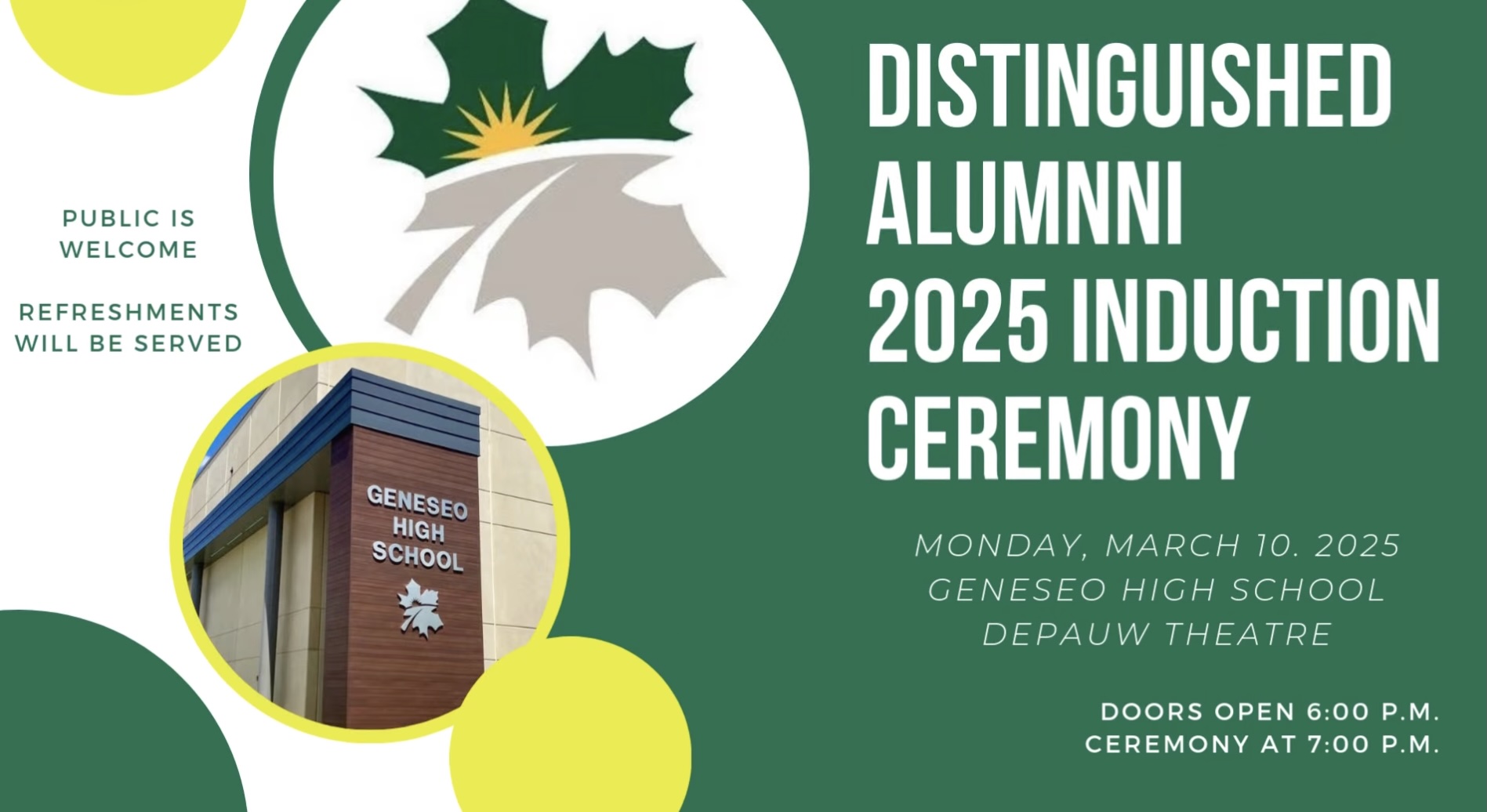 Distinguished Alumni - Class of 2025 Induction Ceremony