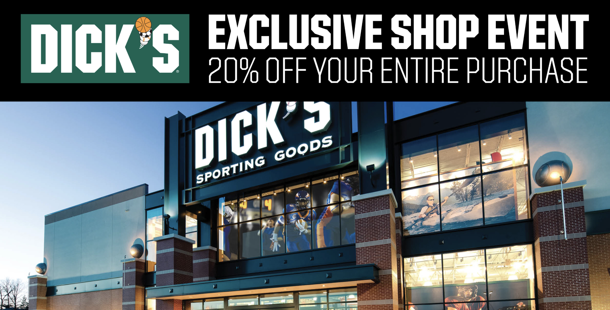 DICK'S 20% off