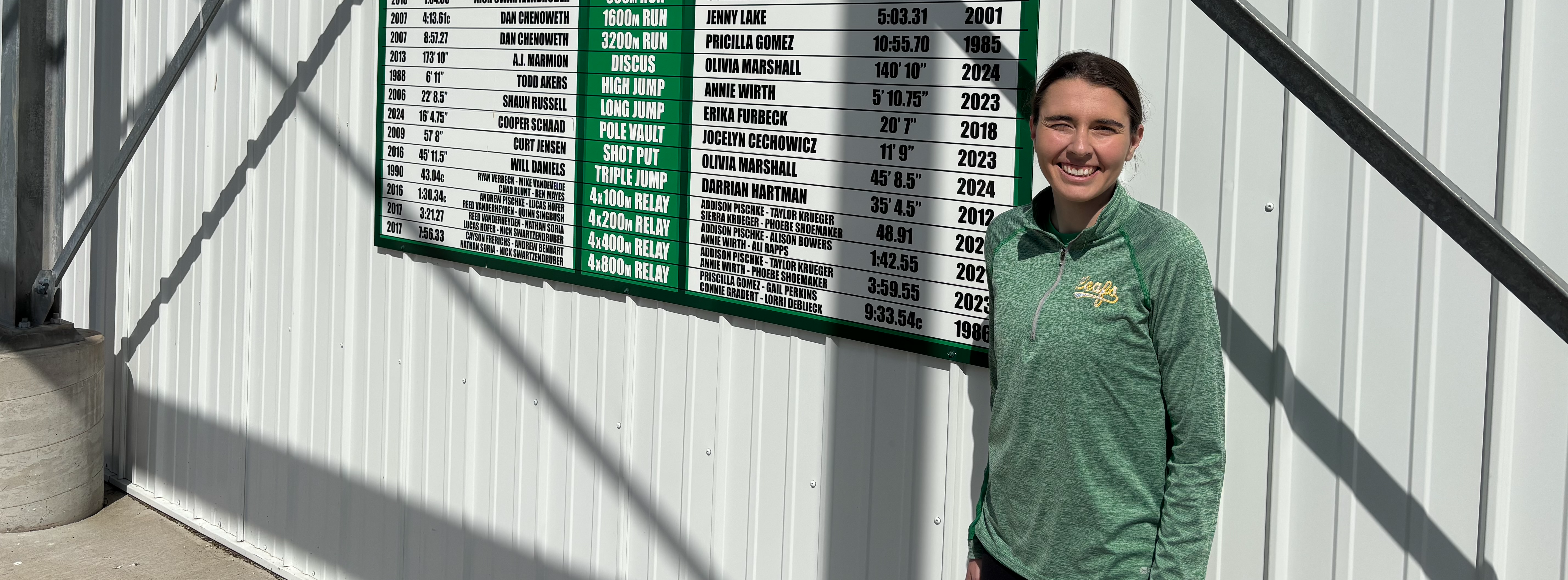 Hitting the ground running: Atwell leads girls' track and field team