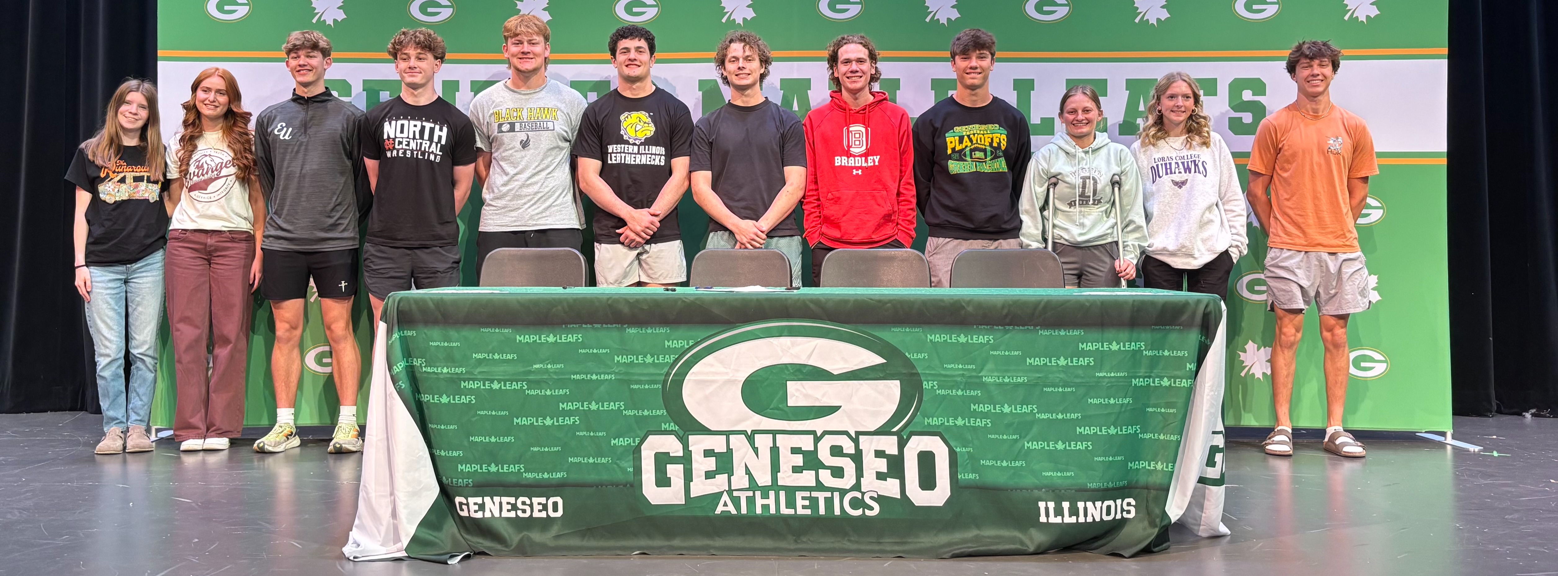 Geneseo student-athletes sign National Letters of Intent