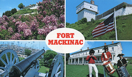 Fort Mackinac Postcard