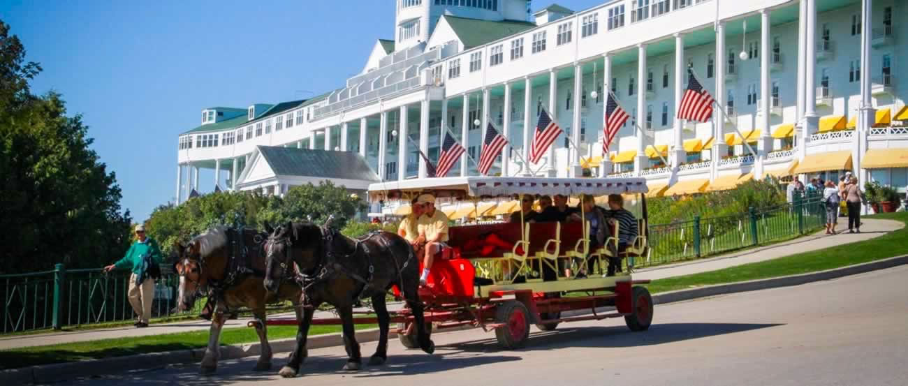 Grand Hotel and horse and carrage