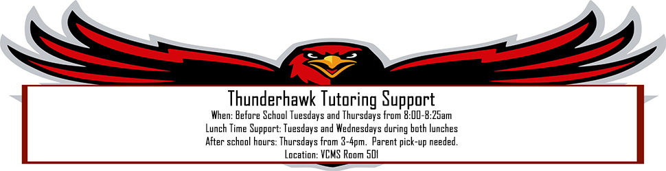 HELP a Thunderhawk After School Tutoring