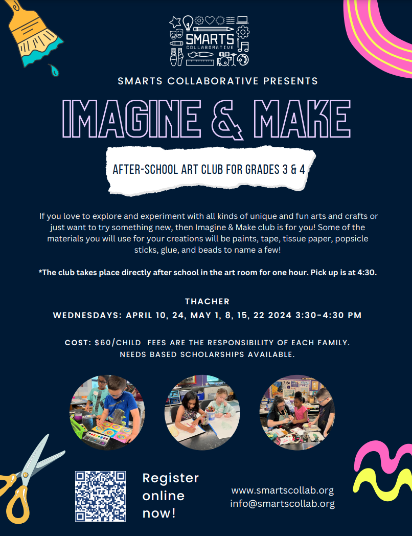 Imagine & Make Art Club Grade 3-4 at Thacher