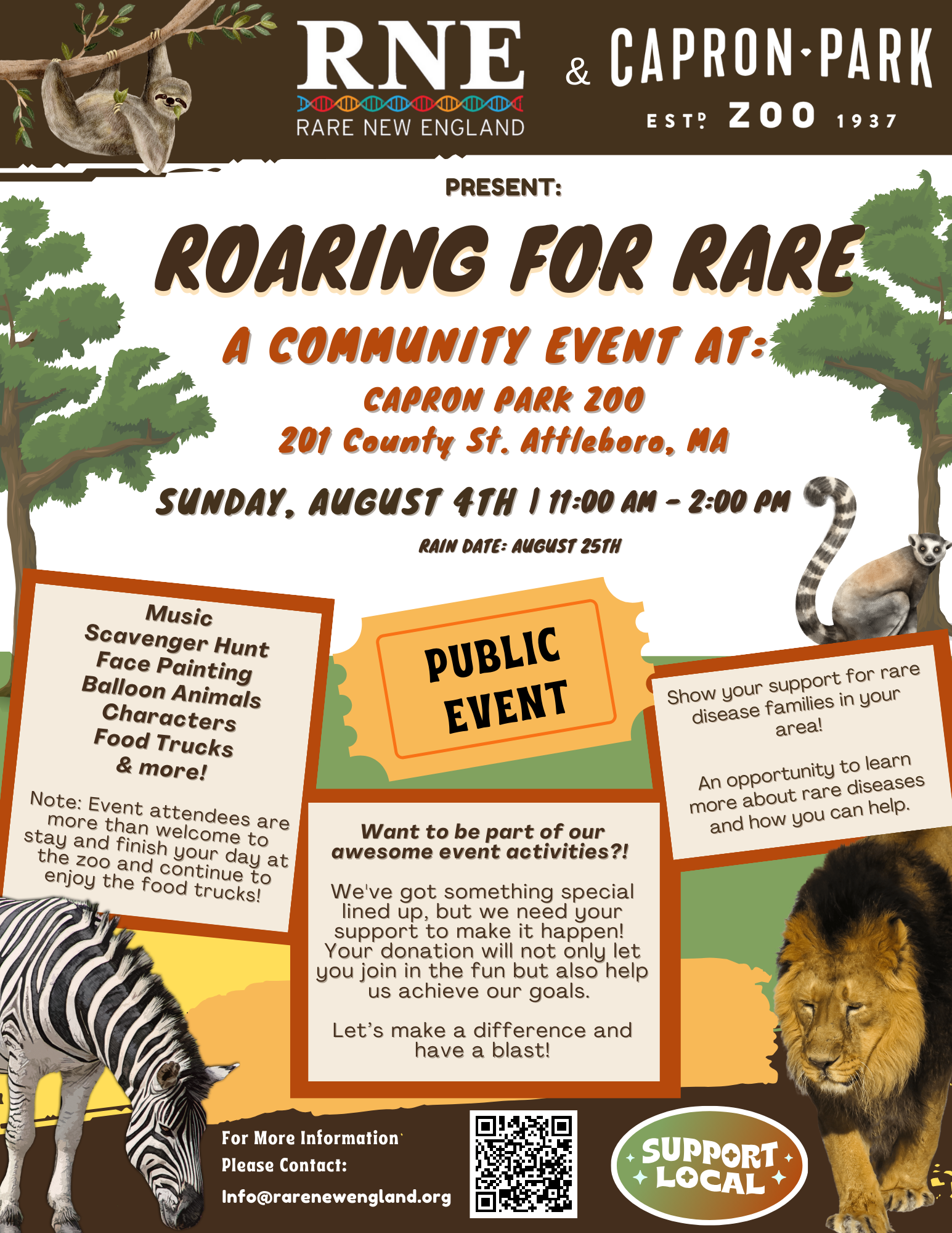 Community Event at Capron Park Zoo