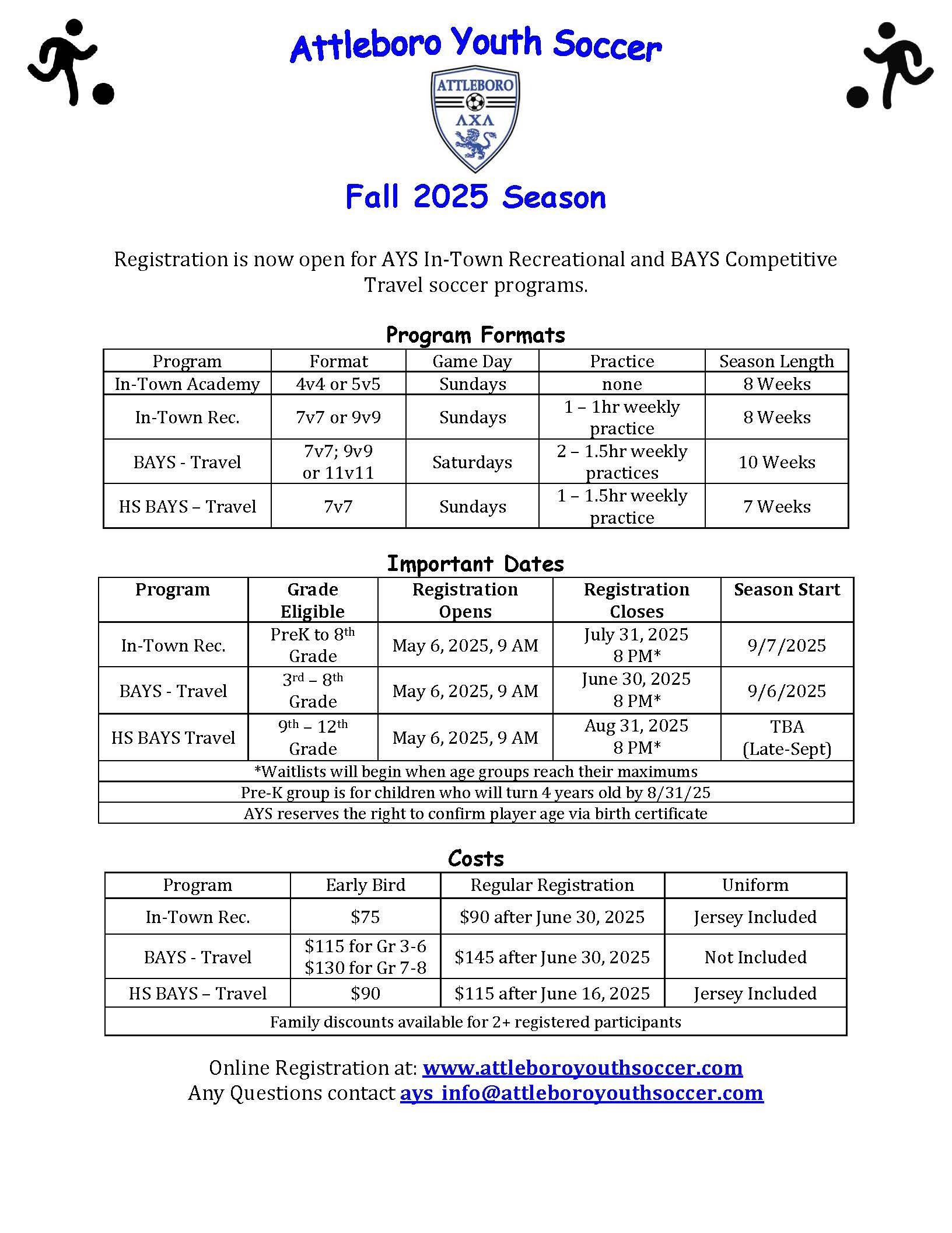2025 youth soccer