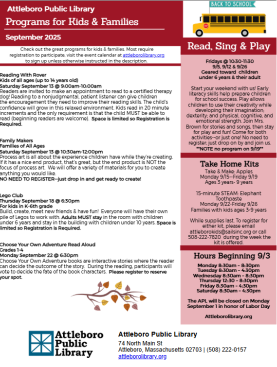 Sep 2025  programs 