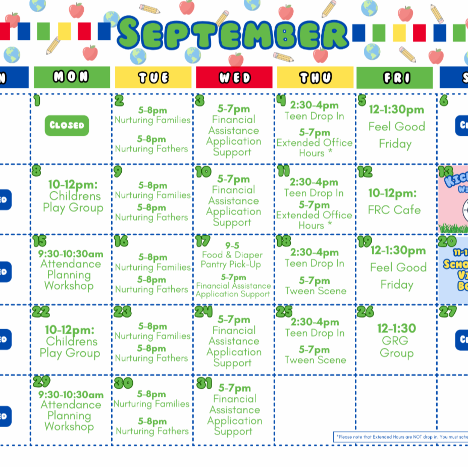 April FRC calendar 1
