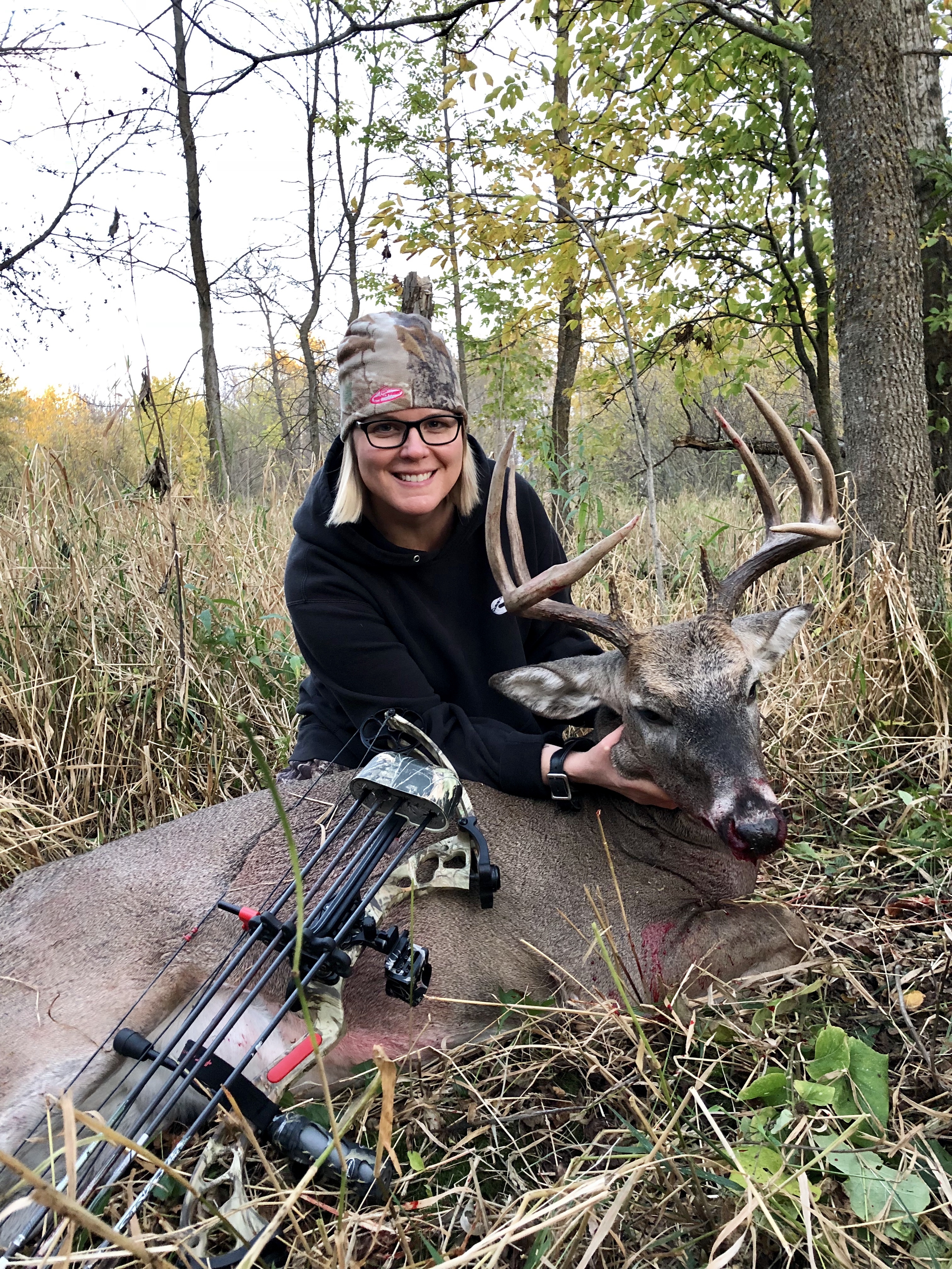 Biggest buck I have ever shot with my bow!  