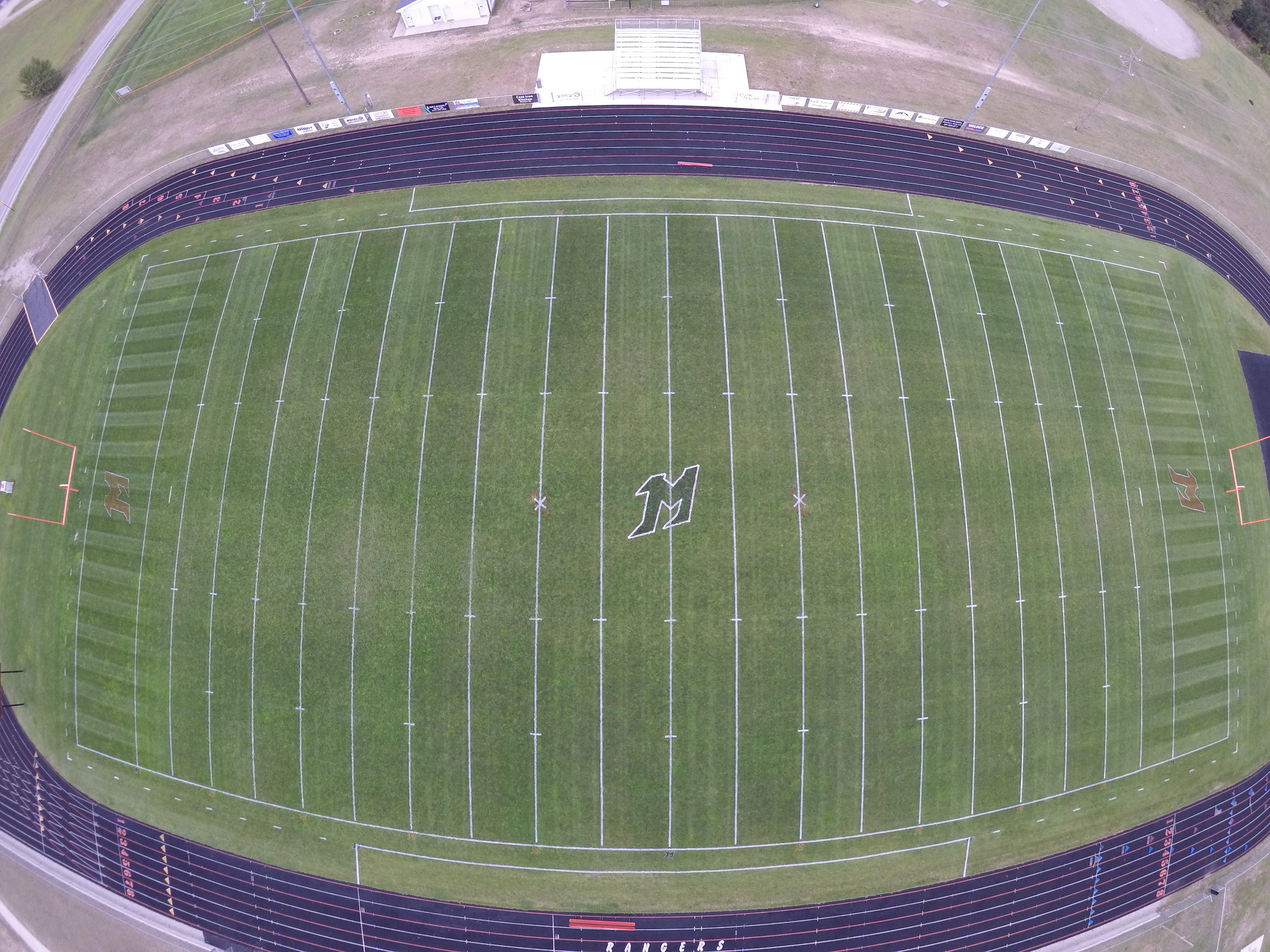 Arial View of Football Field