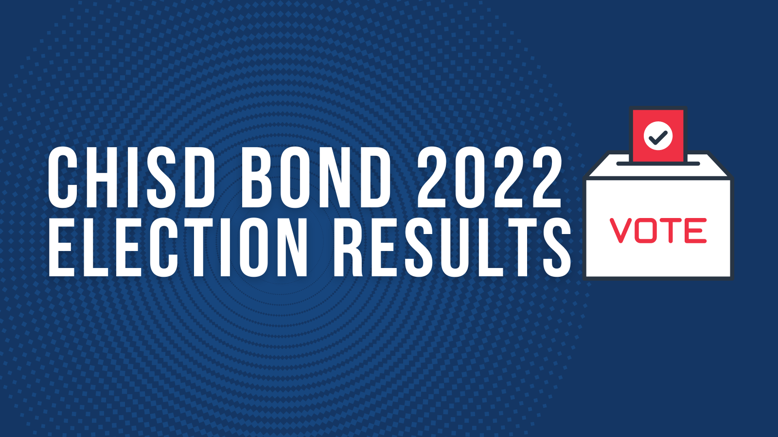 CHISD Bond 2022 Election Results