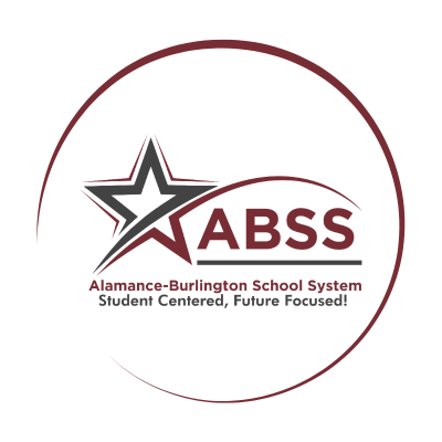 ABSS star logo with burgundy swirl around the outside and white background