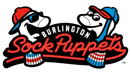 Sock Puppets baseball team logo