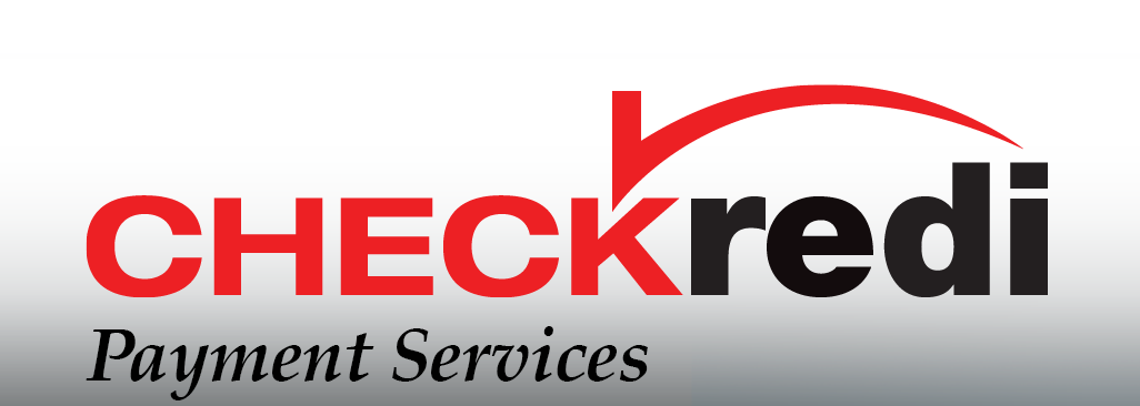 Red and black checkredi logo