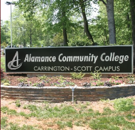 Alamance Community College sign
