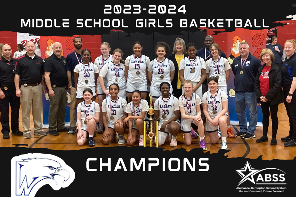 23-24 Girls Basketball Champions - Woodlawn