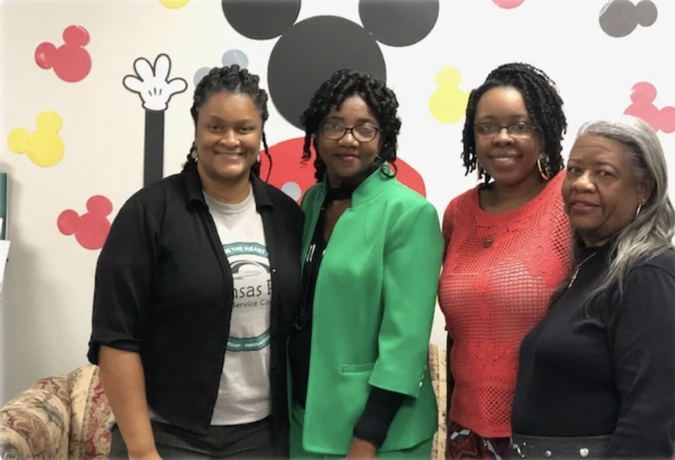 Parents as Teachers team from left to right -   Antwinette Eshmelek-Malakyah, Genia Barnes,  Krystal Cosen, , Barbara Marbley