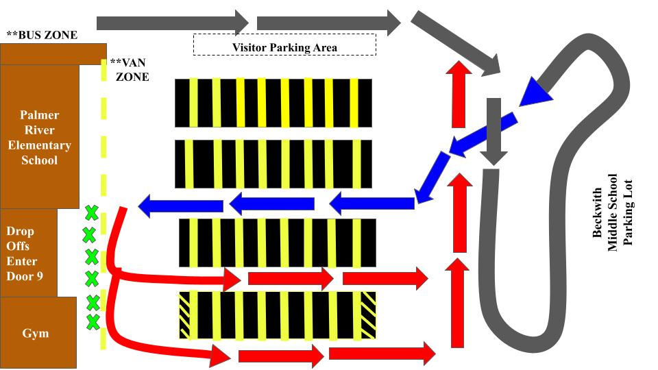 map for drop off