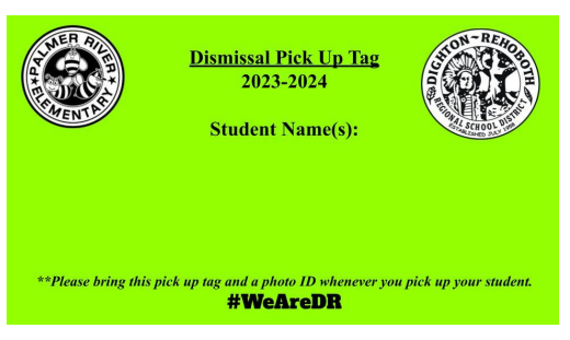 pick up tag example
