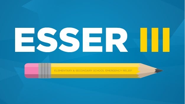 ESSER 3 with a stylized pencil underneath