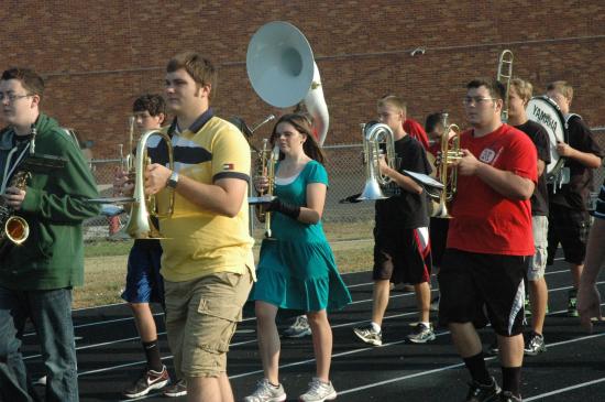 school marching band