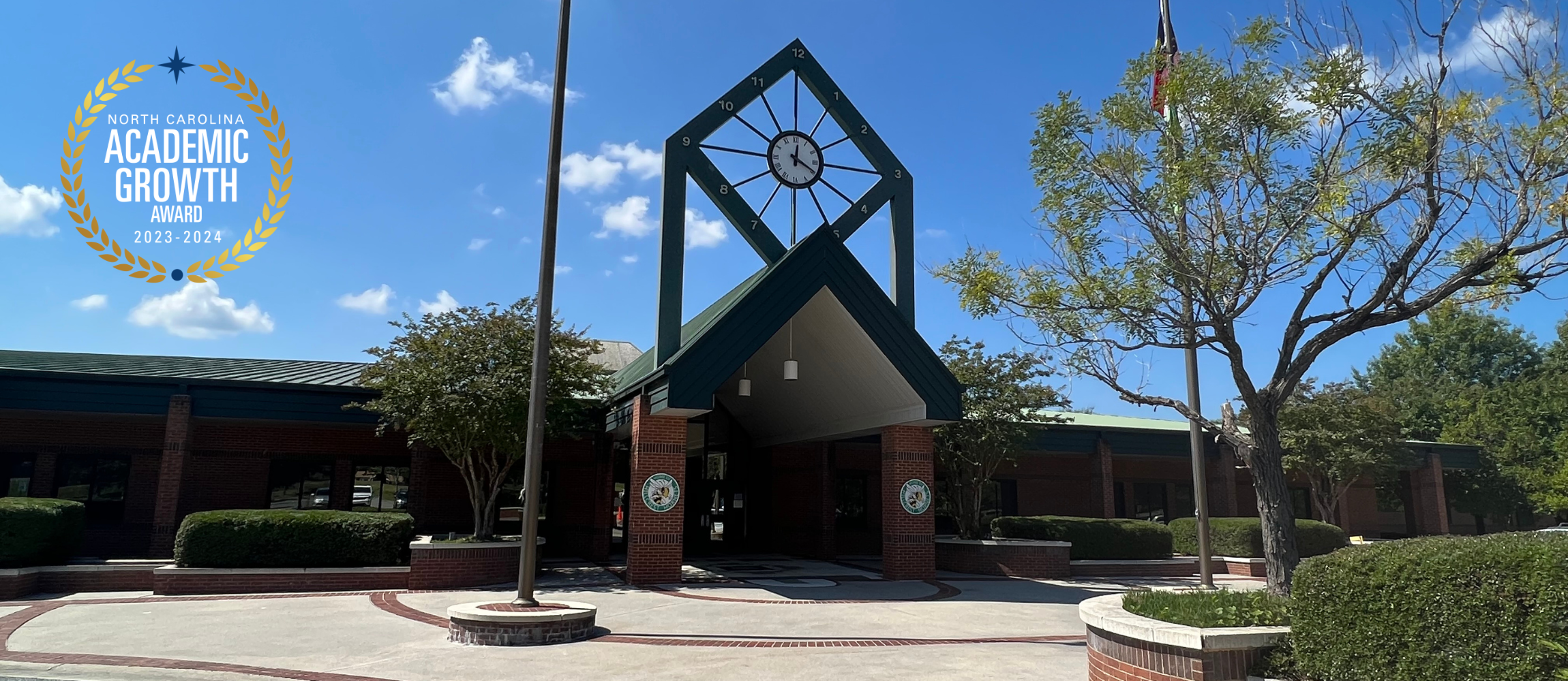 Graphic of the front of Hillcrest Elementary School