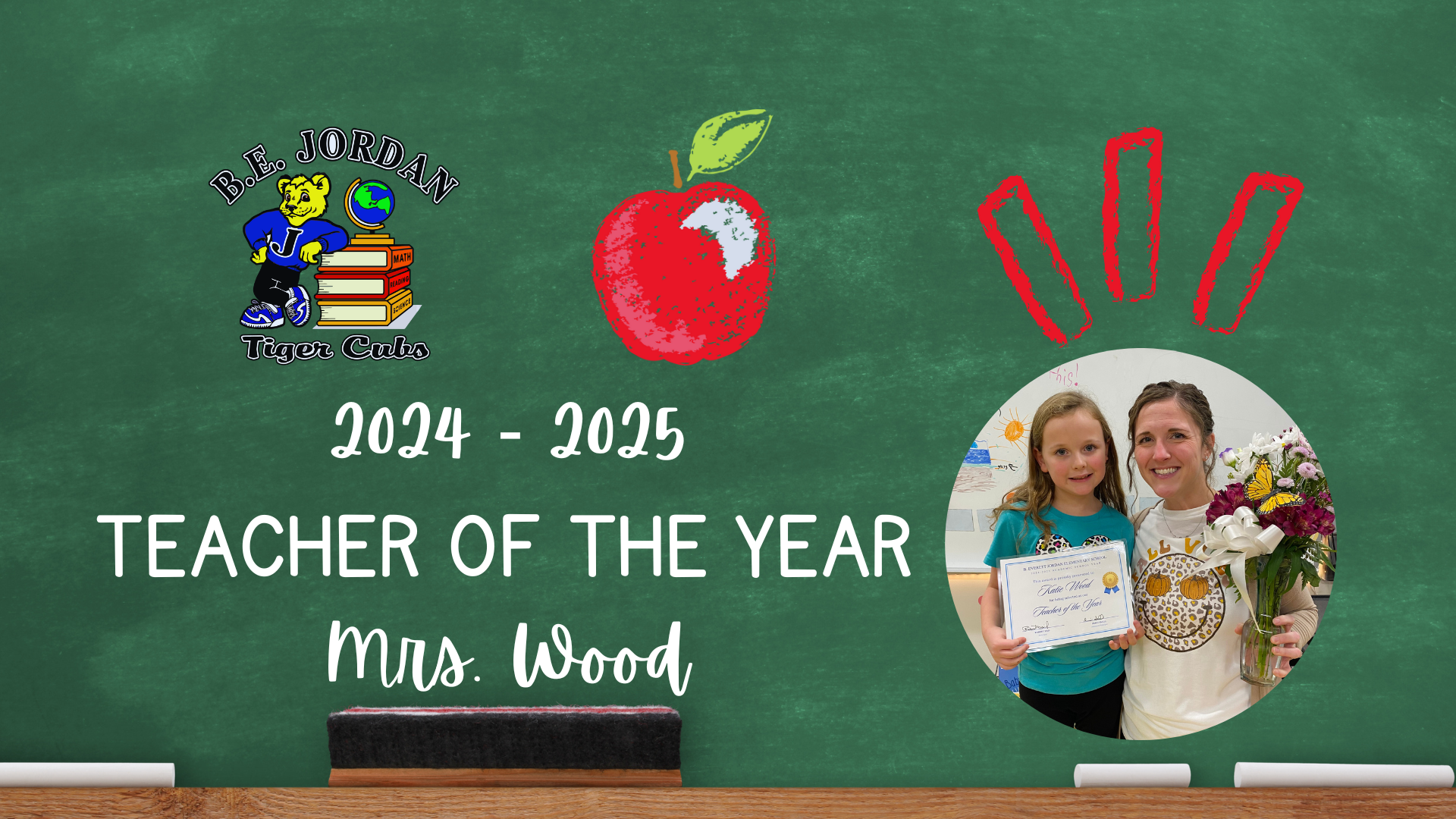 Katie Wood - Teacher of the Year