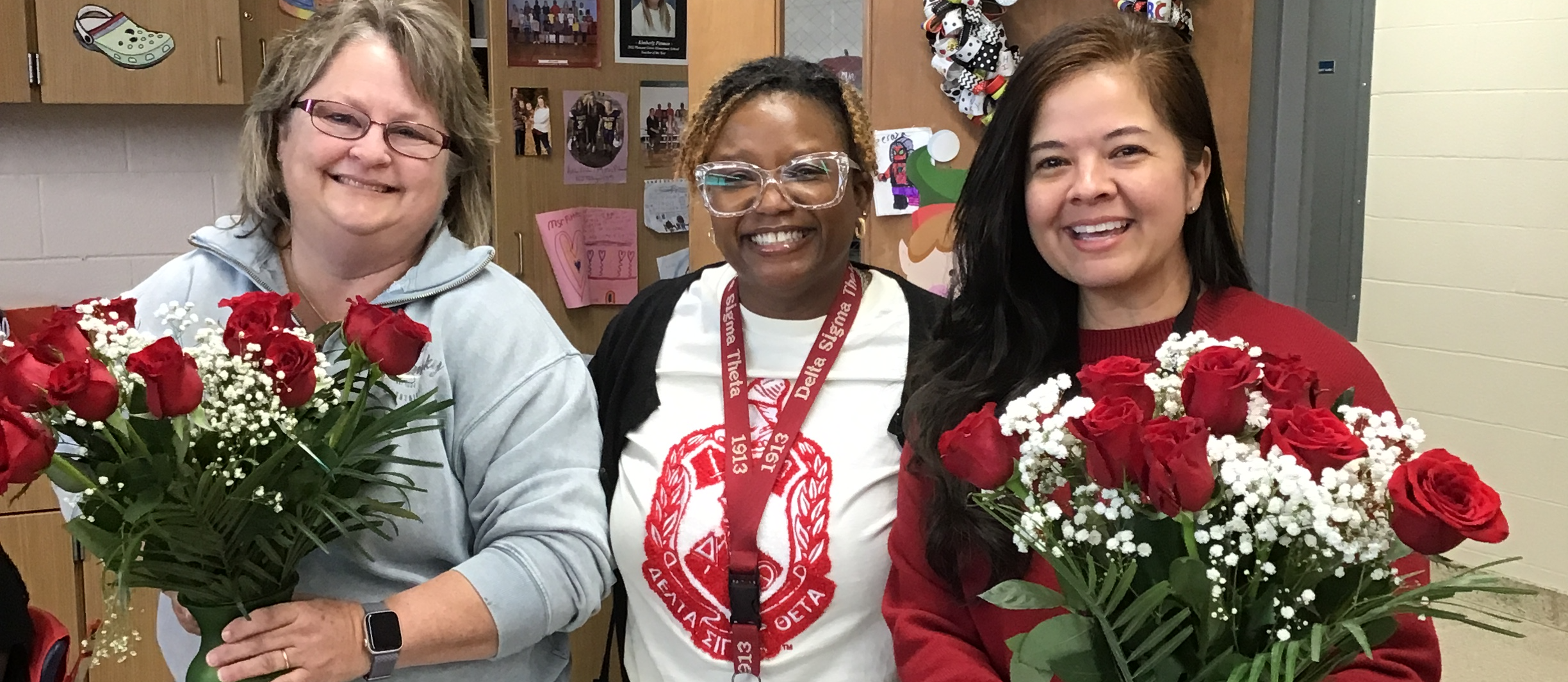 Teacher of the Year Ms Jones Classified Employee of the Year April Foster