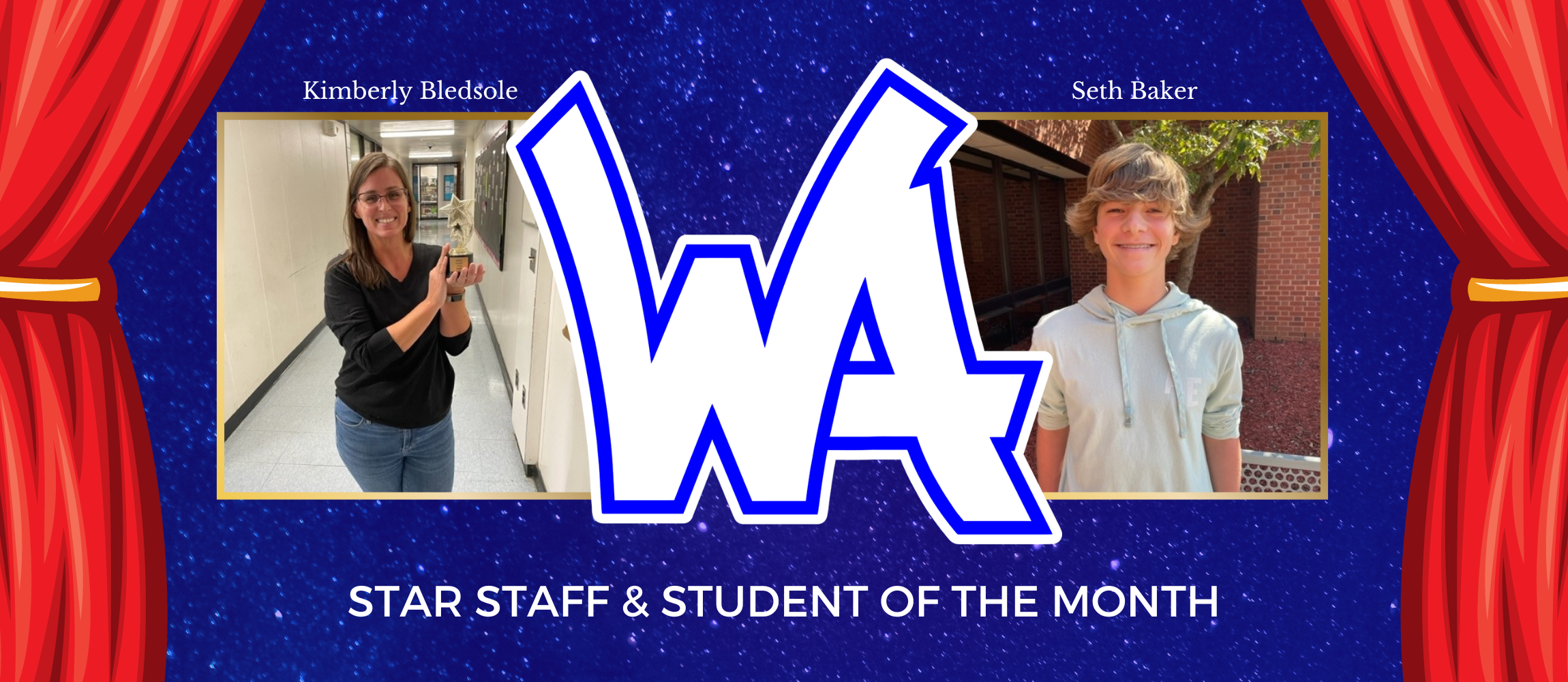 Star Staff and Student recognition banner