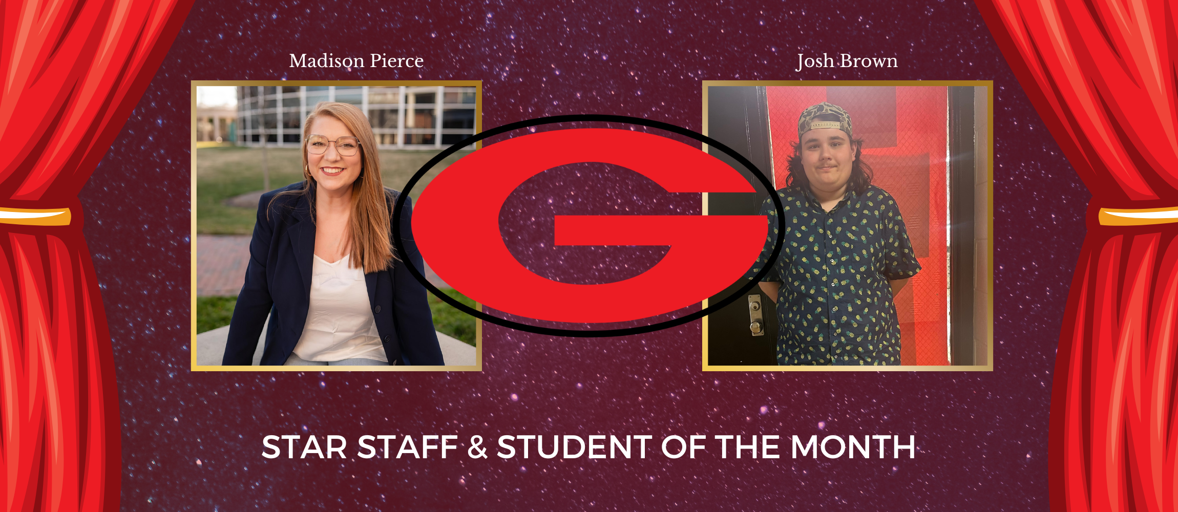 Graham High STAR staff and student recognition banner
