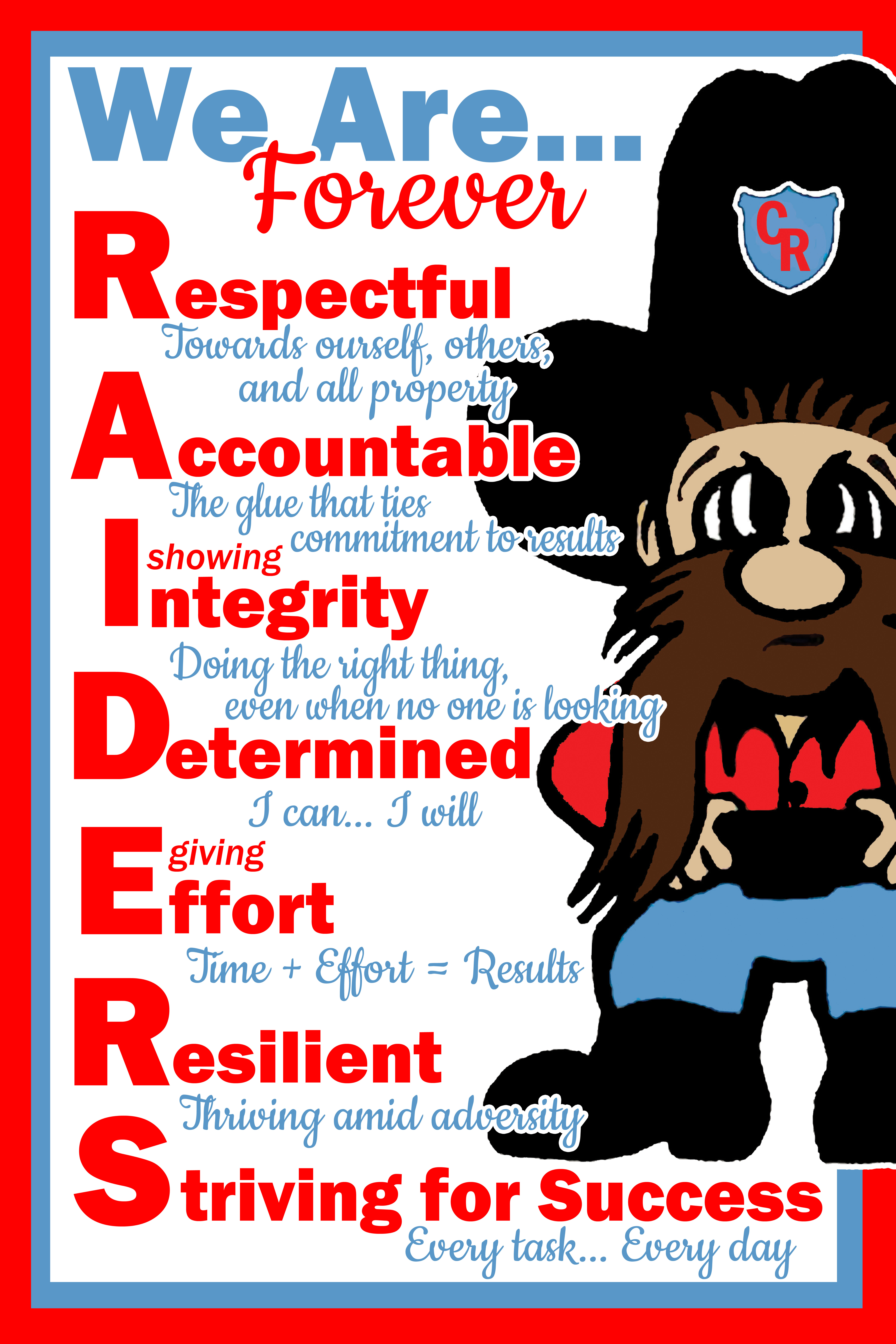 Raider guidelines for success