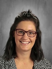 Brown Haired lady with Glasses