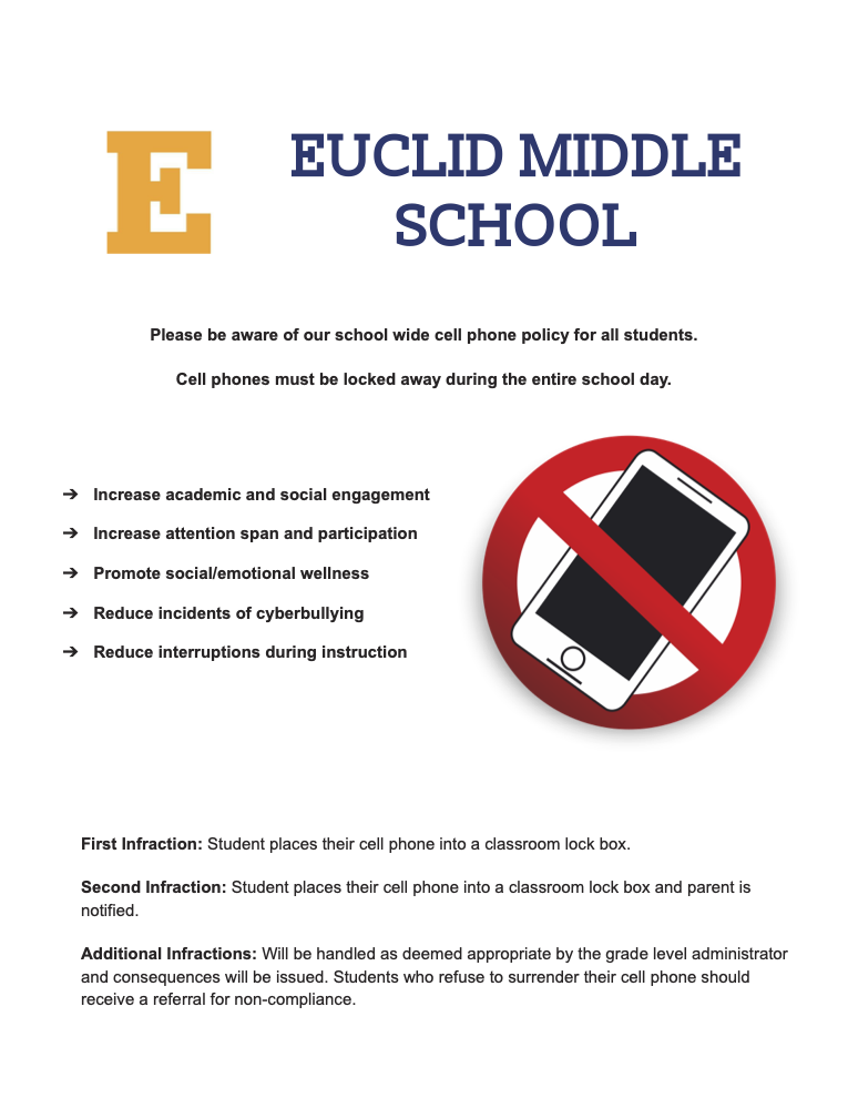 Euclid Middle School Cell Phone Policy