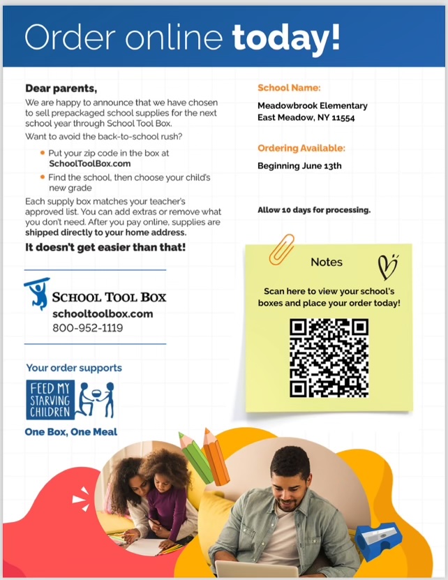 School Toolbox Flyer