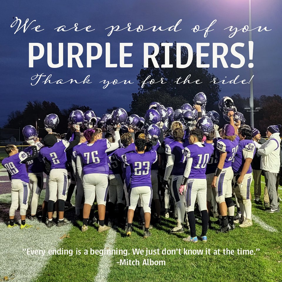 Purple Rider Football Team
