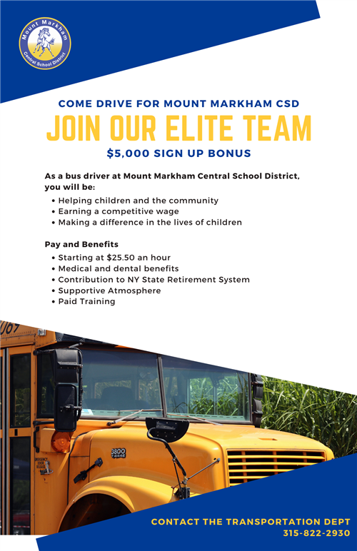 Employment mount markham central school district