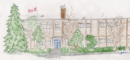 Blessed Trinity School Building Drawing