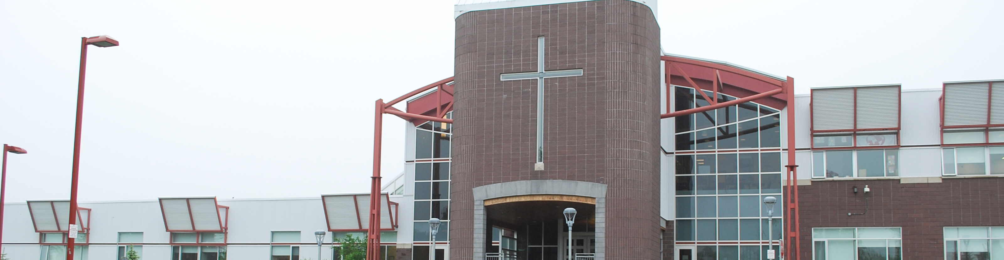 The front of the Brebeuf College School building.