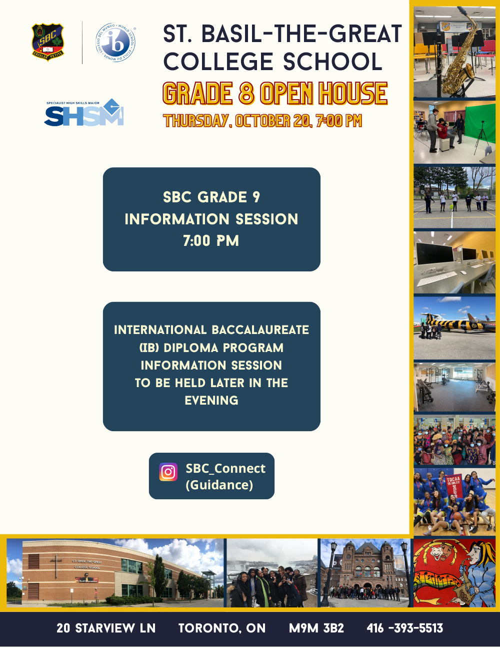 St. Basil-the-Great Open House flyer page 2