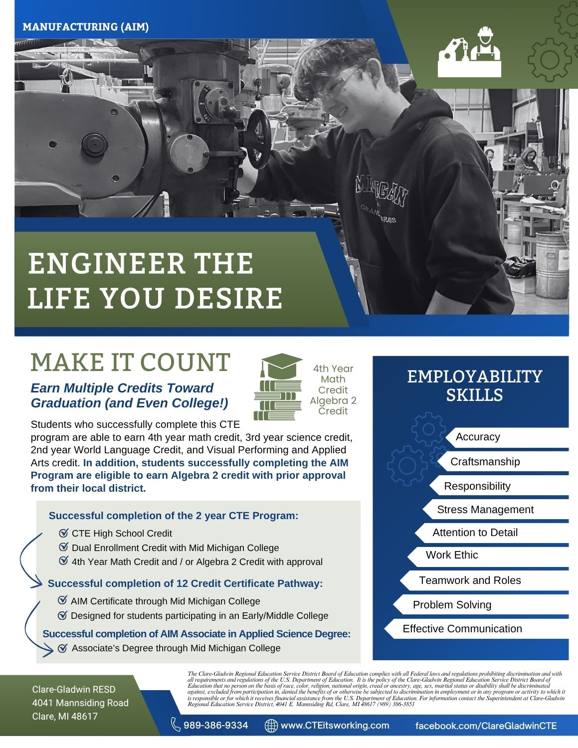 CTE AIM Information Flyer