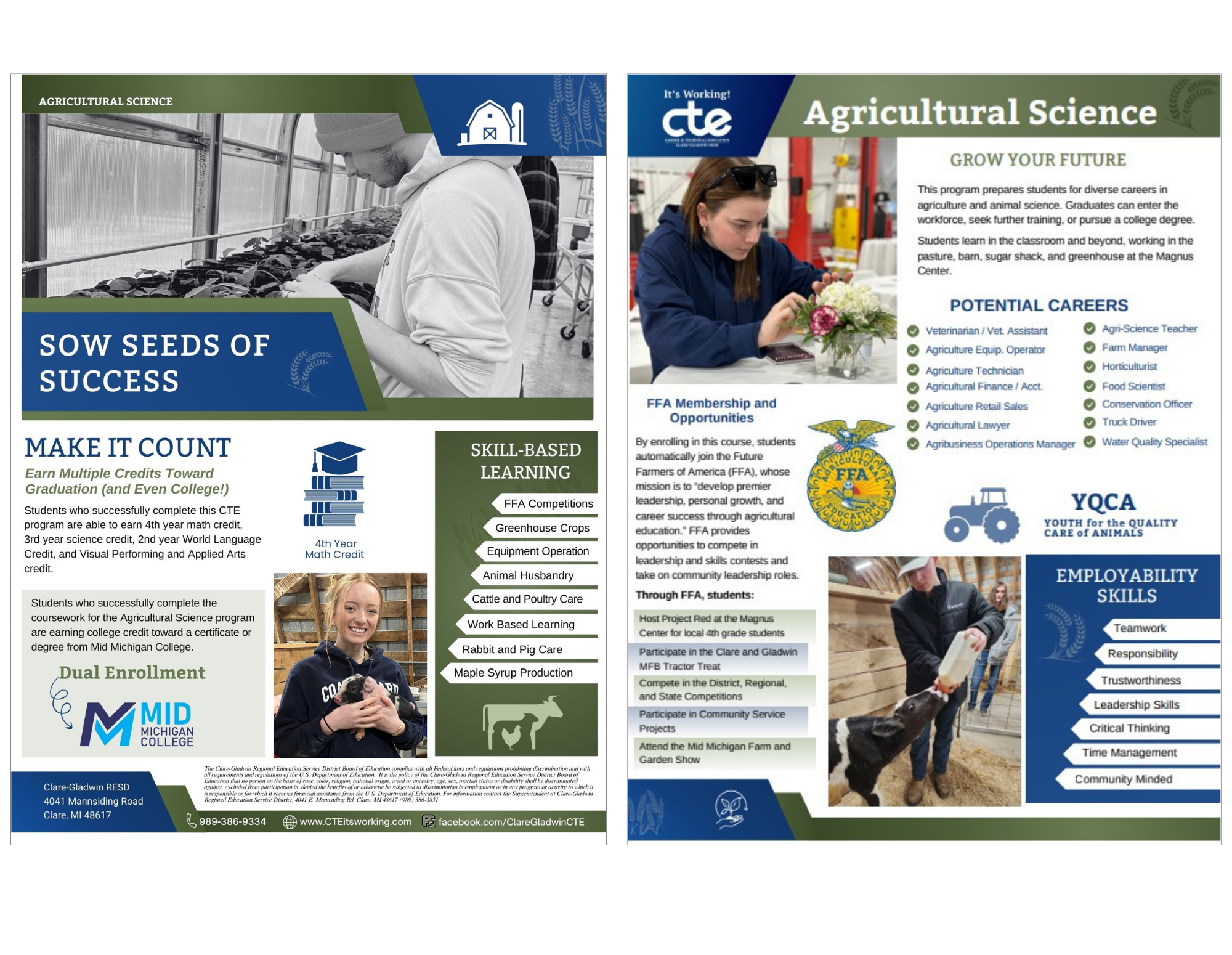 Ag Science Flyer Graphic