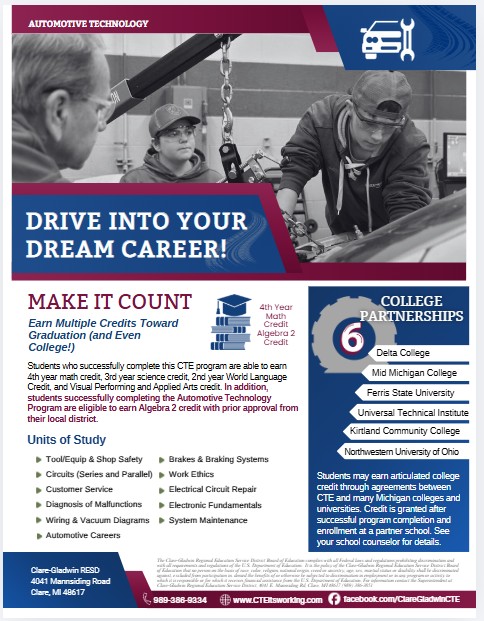 Auto  Flyer Graphic