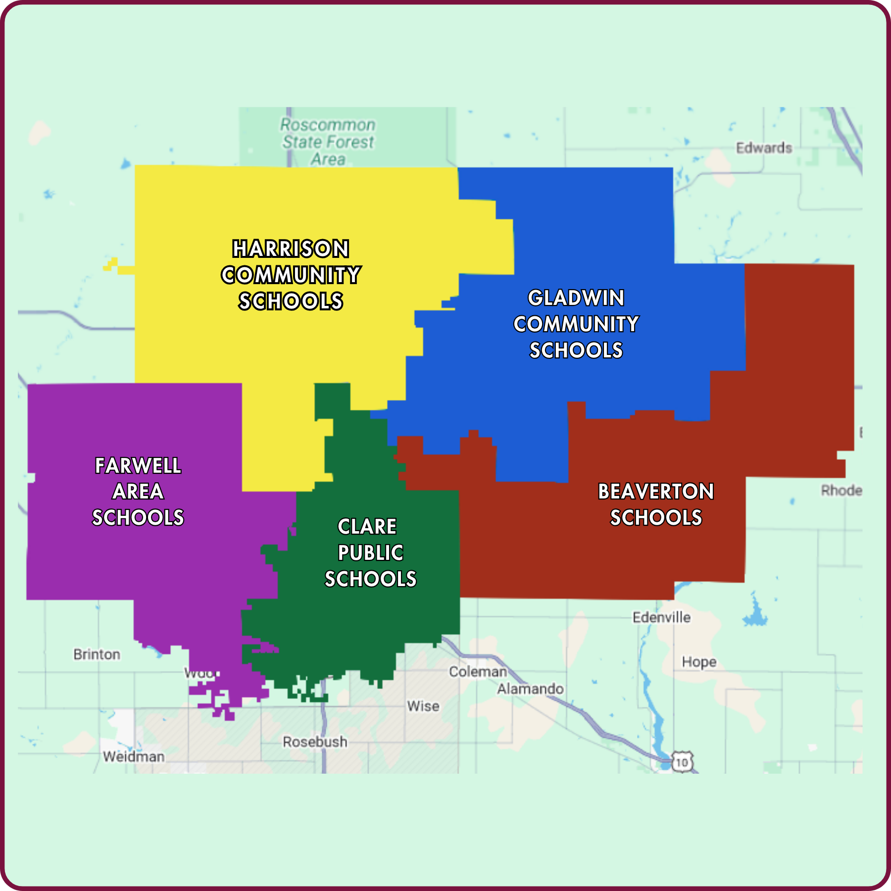 Local Disctrict Map