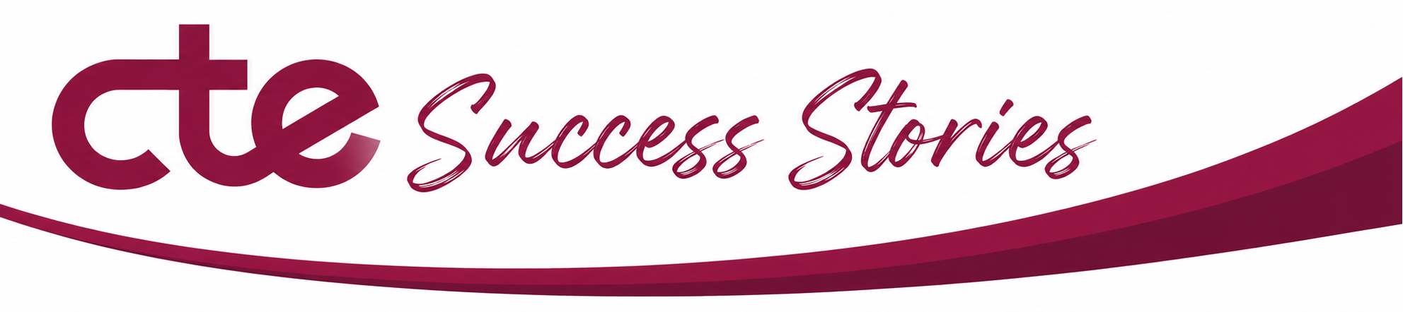CTE Success Stories web banner