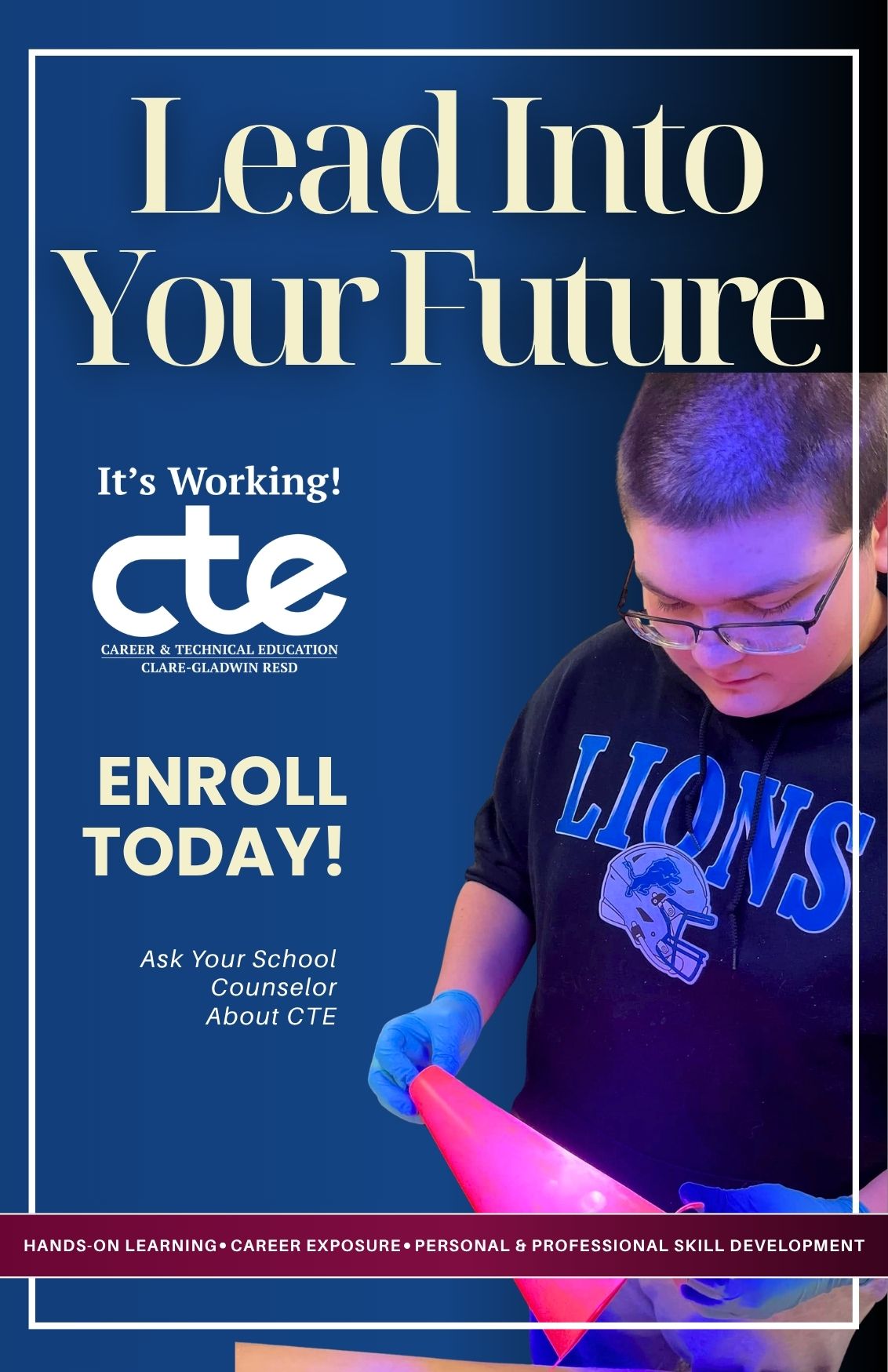 Public Safety Lead Into Your Future poster
