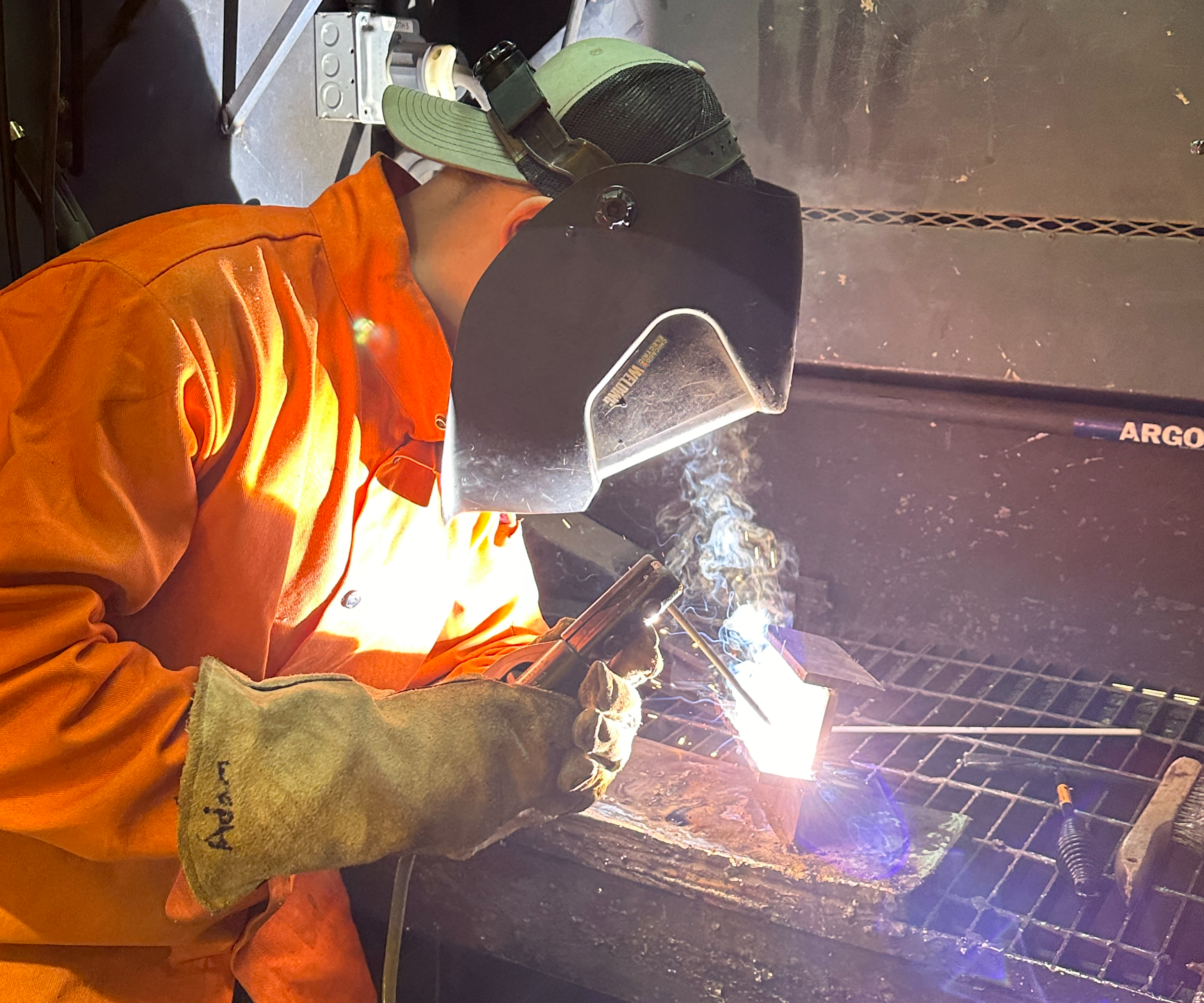 Student Welding
